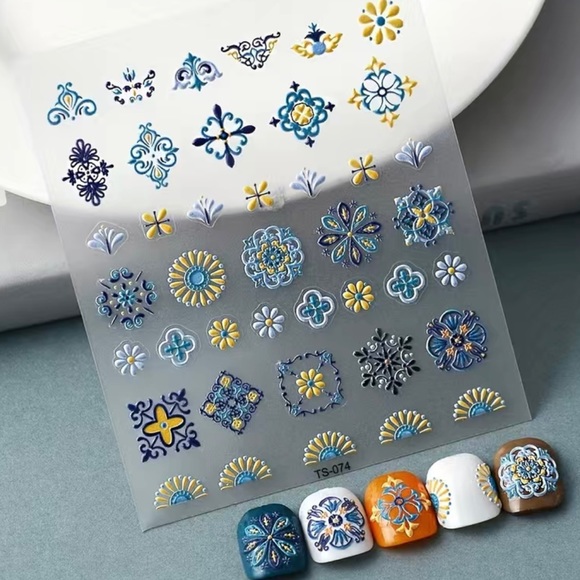 5D Bohemian Style Nail Art Sticker - Picture 2 of 4